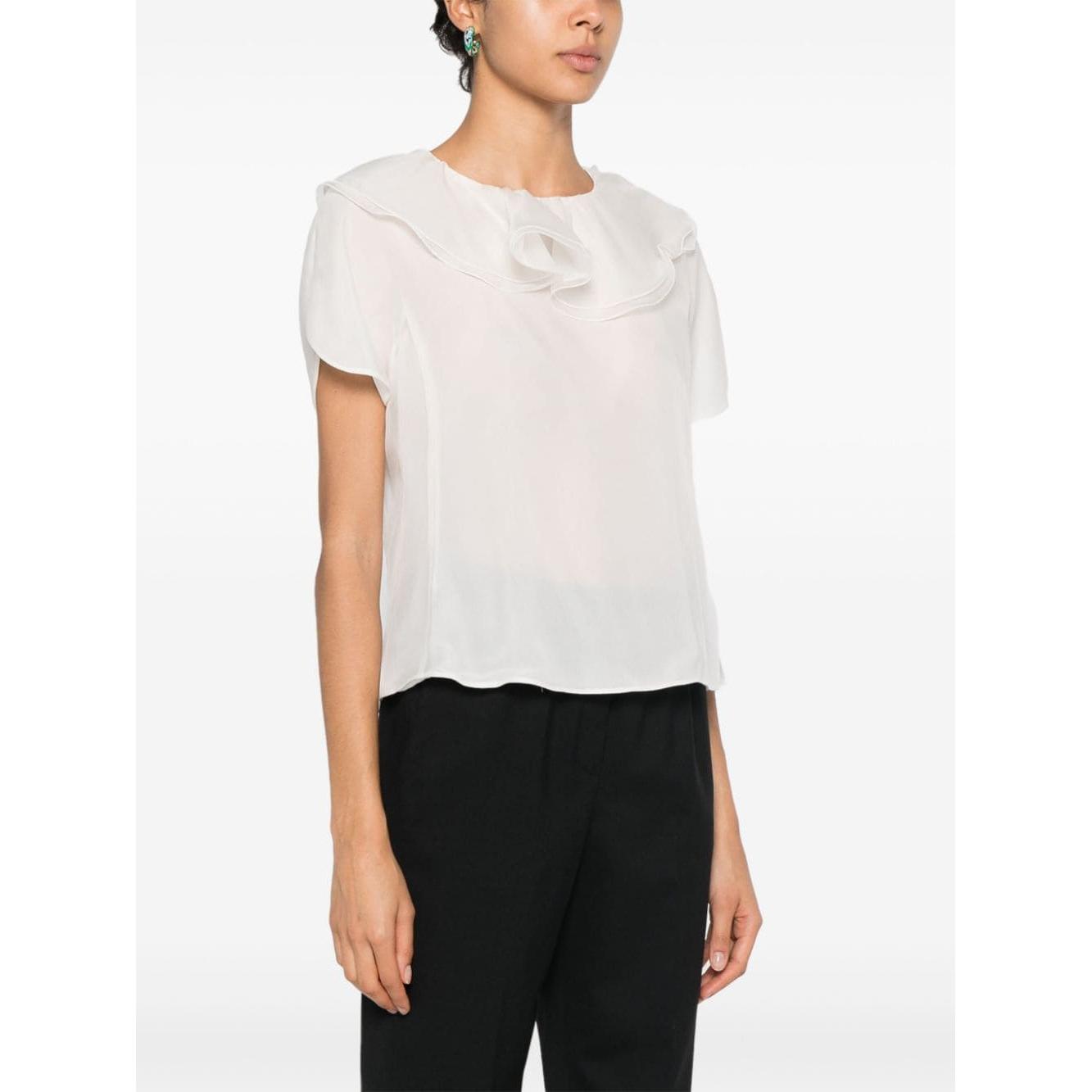 Emporio Armani Top White Topwear Emporio Armani