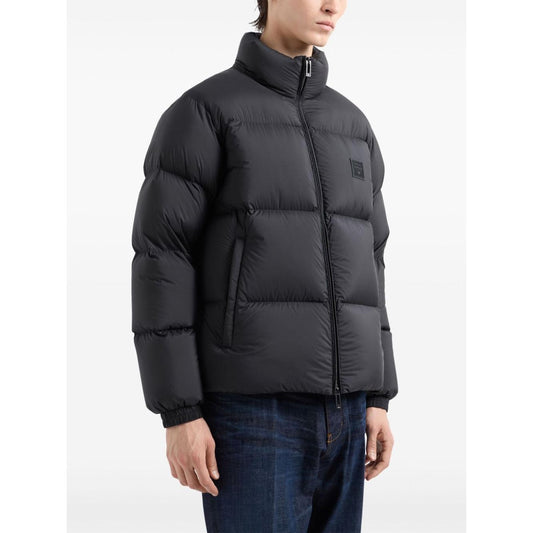 Emporio Armani Coats Black Jackets Emporio Armani