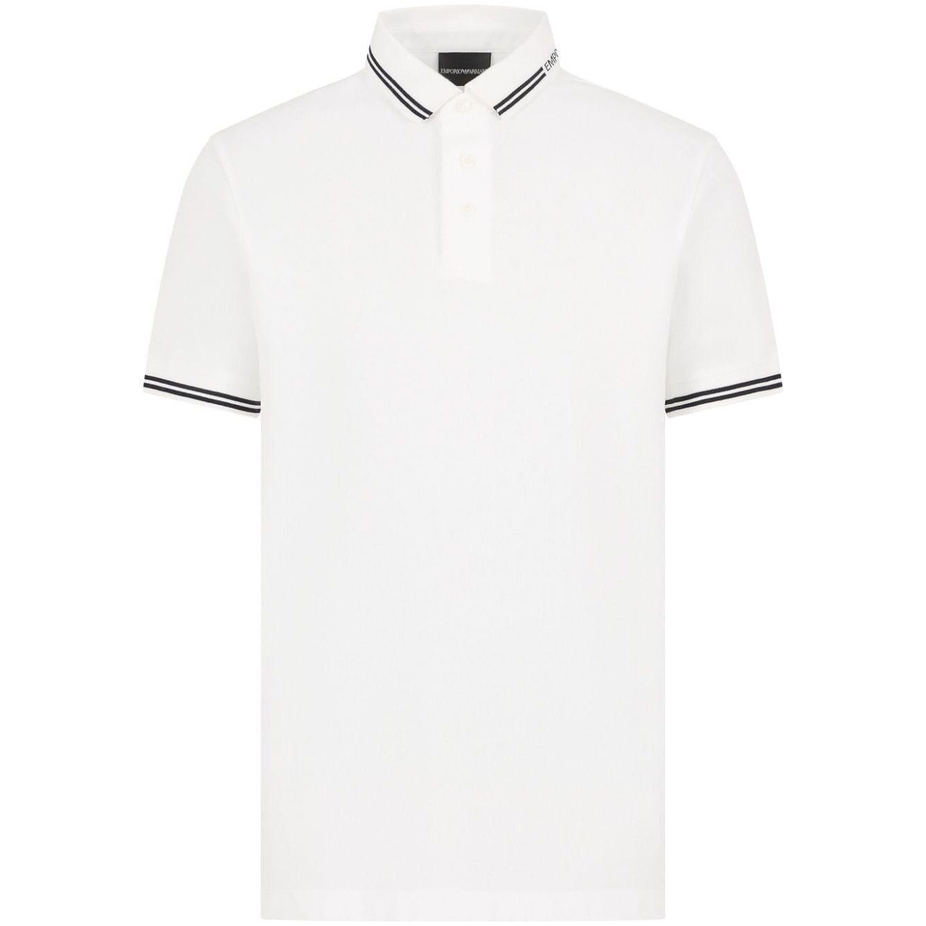 Emporio Armani T-shirts and Polos White Topwear Emporio Armani