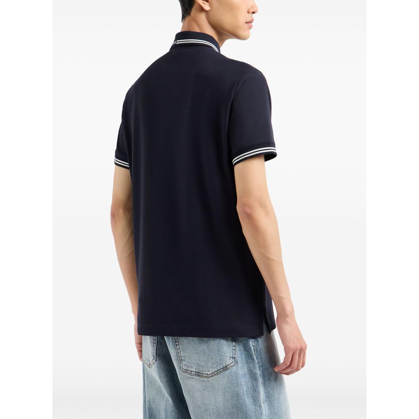 Emporio Armani T-shirts and Polos Blue Topwear Emporio Armani