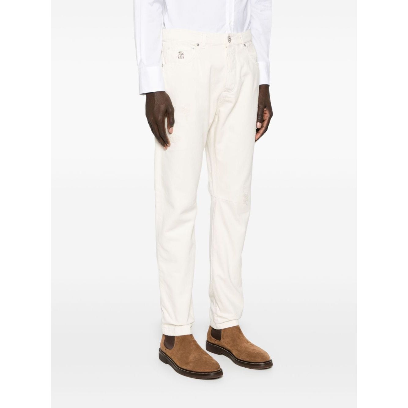 Brunello Cucinelli Jeans White