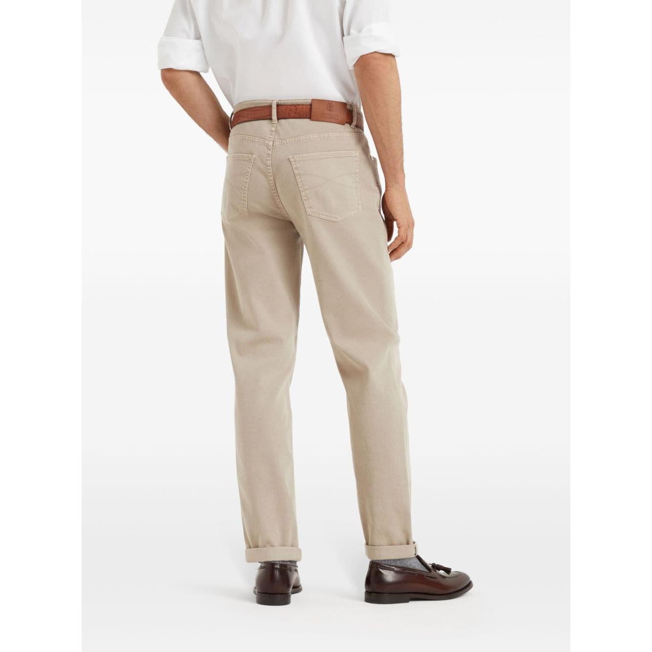 Brunello Cucinelli Jeans Beige Jeans Brunello Cucinelli