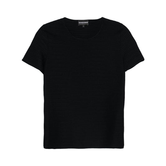 Emporio Armani T-shirts and Polos Black Topwear Emporio Armani