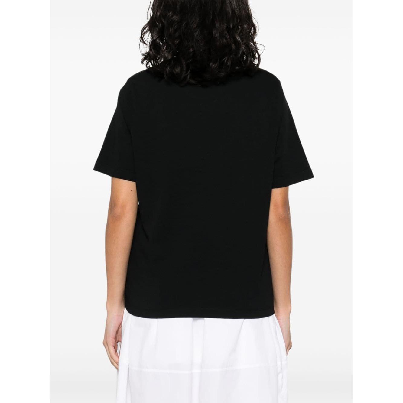 MAISON KITSUNE' T-shirts and Polos Black Topwear Maison Kitsune