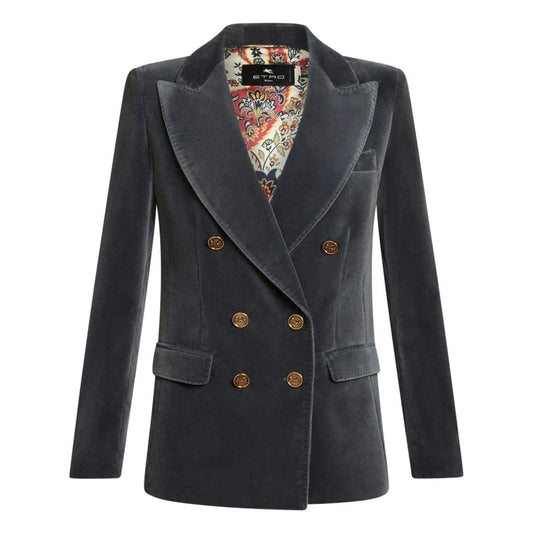 Etro Jackets Blue Jackets Etro