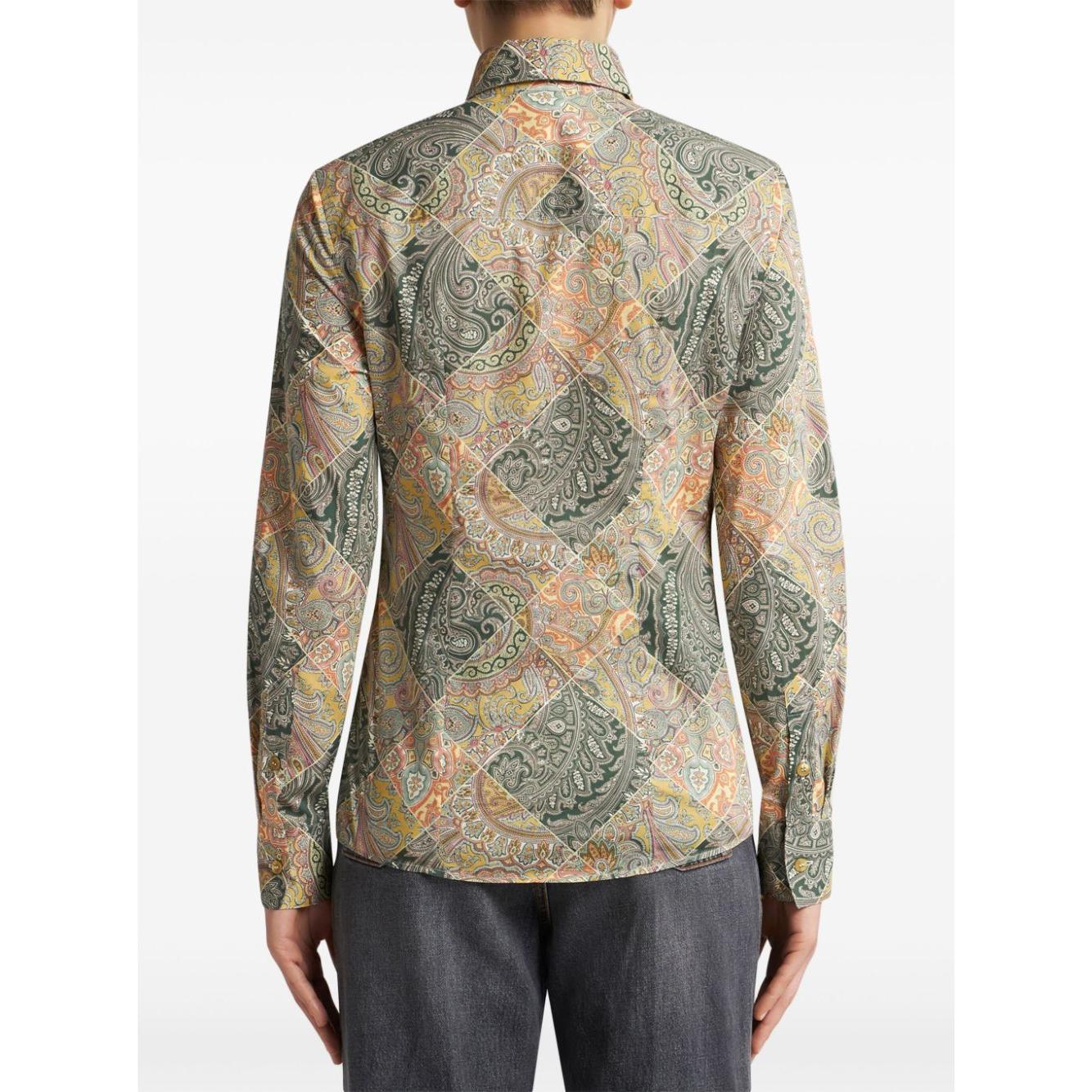 Etro Shirts Yellow Shirts Etro