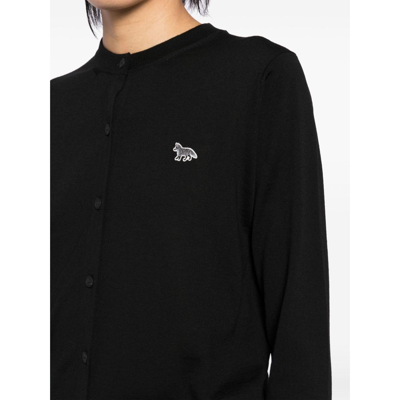 MAISON KITSUNE' Sweaters Black Topwear Maison Kitsune'