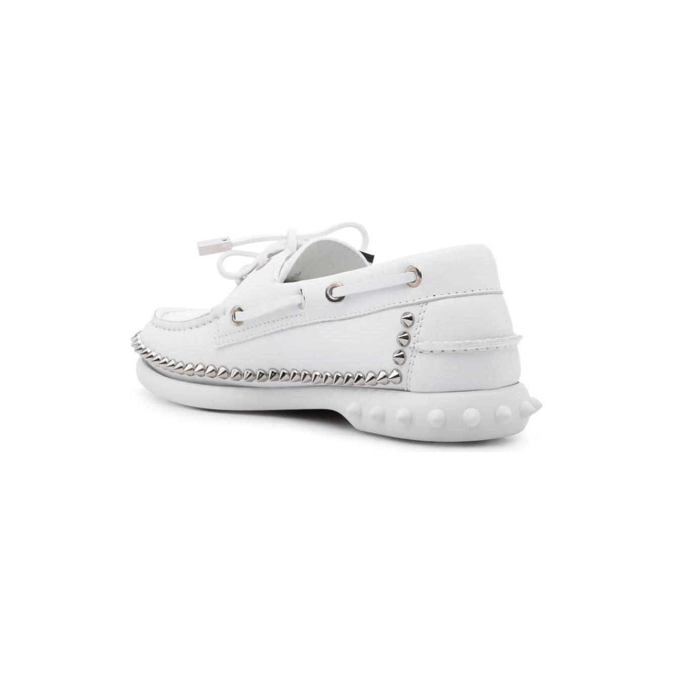 Christian Louboutin Flat shoes White Moccasins Christian Louboutin