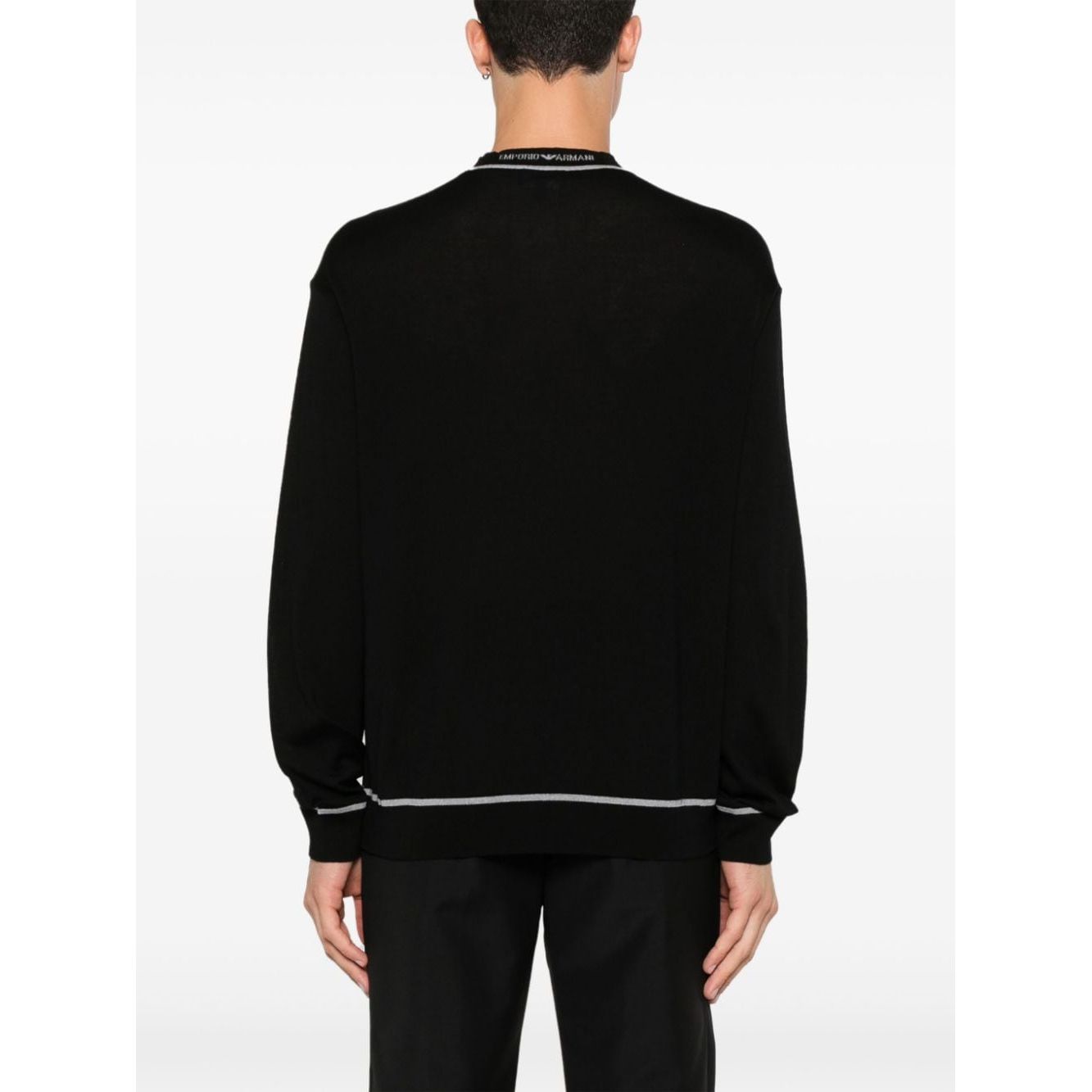 Emporio Armani Sweaters Black Topwear Emporio Armani