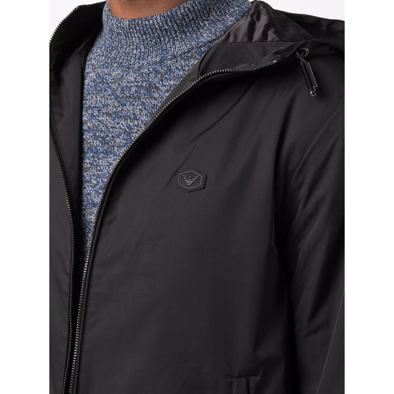 Emporio Armani Coats Black Jackets Emporio Armani