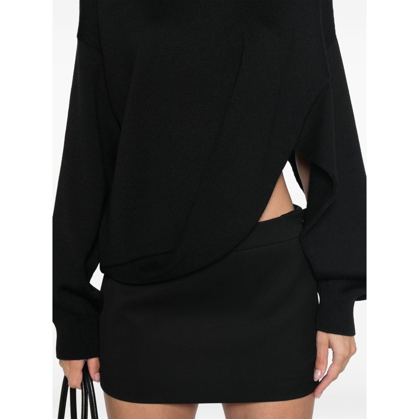 Alaia Sweaters Black Topwear Alaia