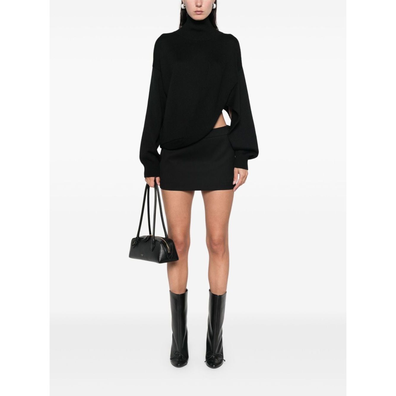 Alaia Sweaters Black Topwear Alaia