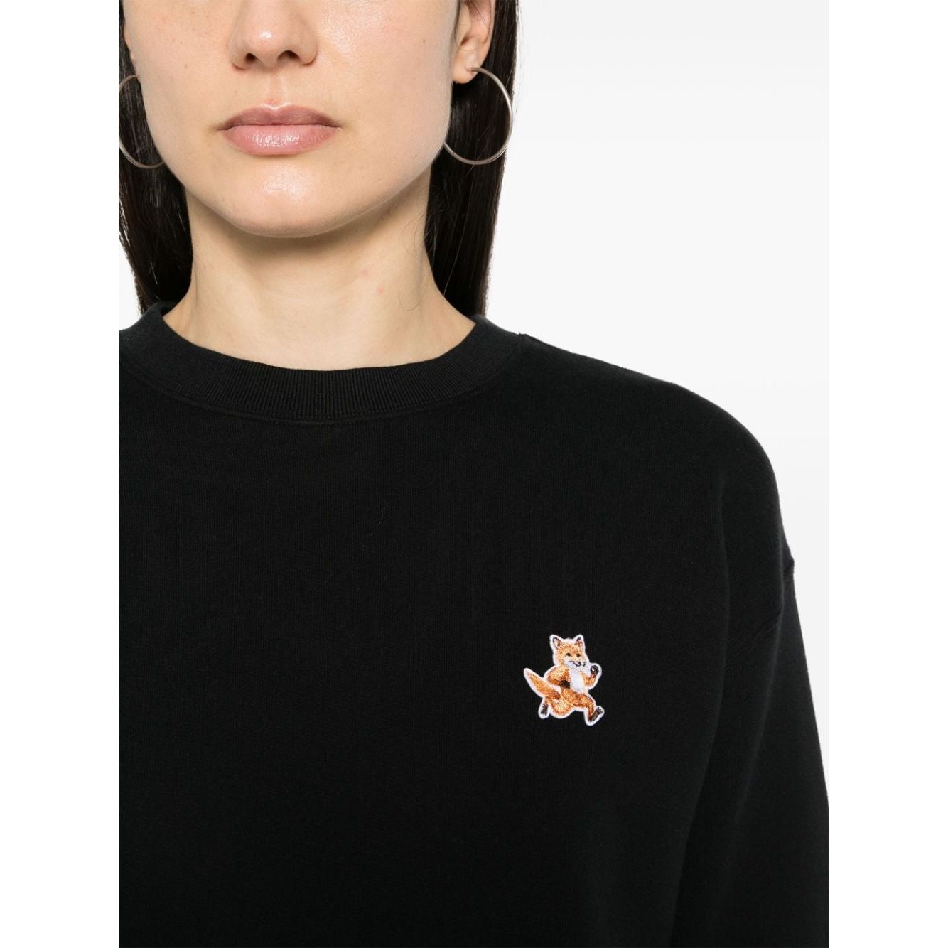 MAISON KITSUNE' Sweaters Black Topwear Maison Kitsune'