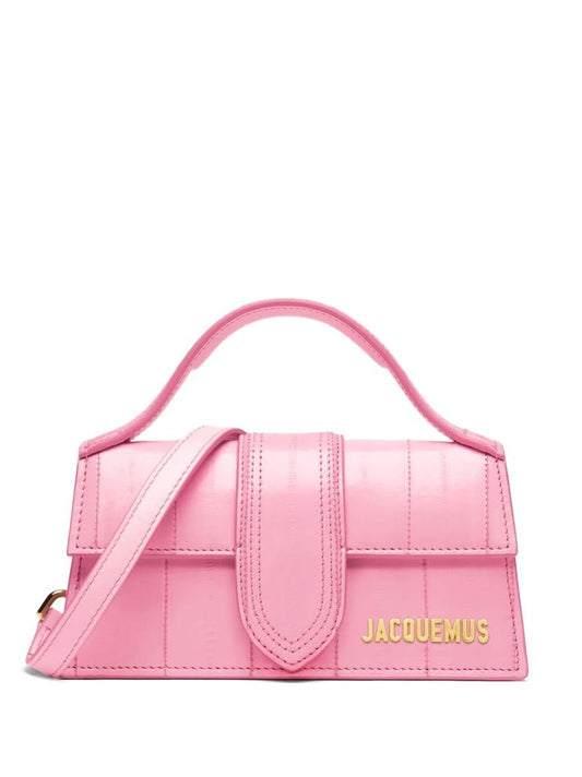 JACQUEMUS pink eel skin calf leather Bag Handbag JACQUEMUS