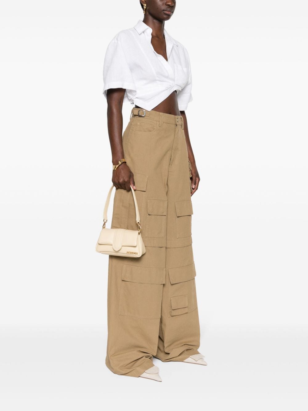 JACQUEMUS Bags.. Ivory Shoulder JACQUEMUS