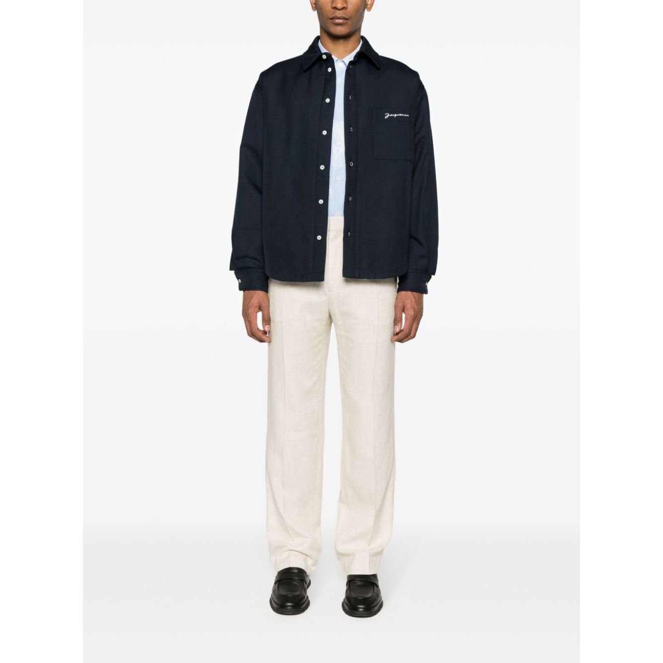 JACQUEMUS Shirts Blue Shirts JACQUEMUS