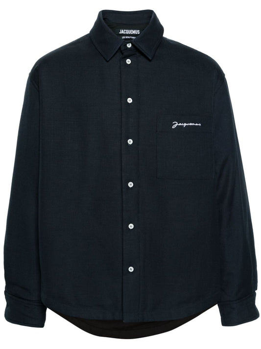 JACQUEMUS Shirts Blue Shirts JACQUEMUS