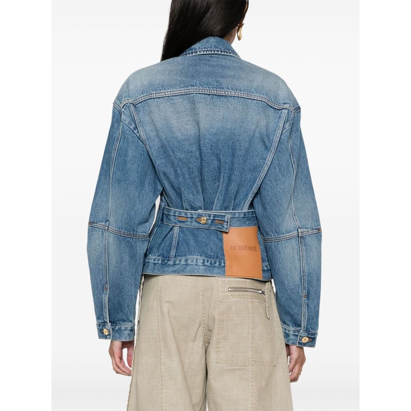 JACQUEMUS Coats Blue Jackets JACQUEMUS