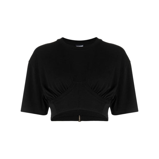 JACQUEMUS T-shirts and Polos Black Topwear JACQUEMUS