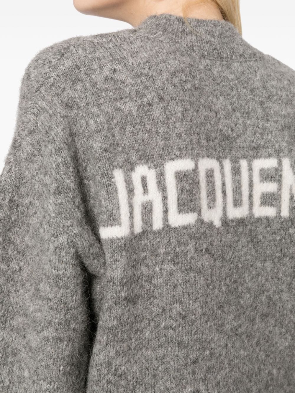 JACQUEMUS Sweaters Grey Topwear JACQUEMUS