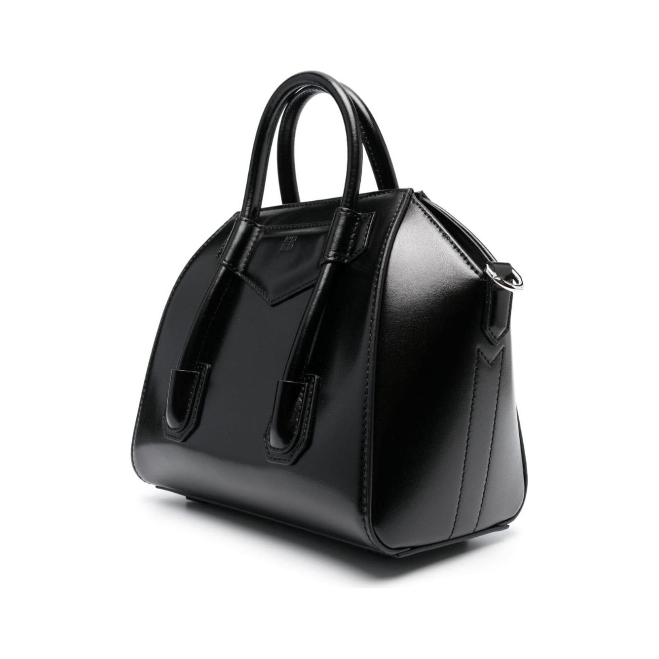 Givenchy black calf leather padlock detail Bag Handbag Givenchy