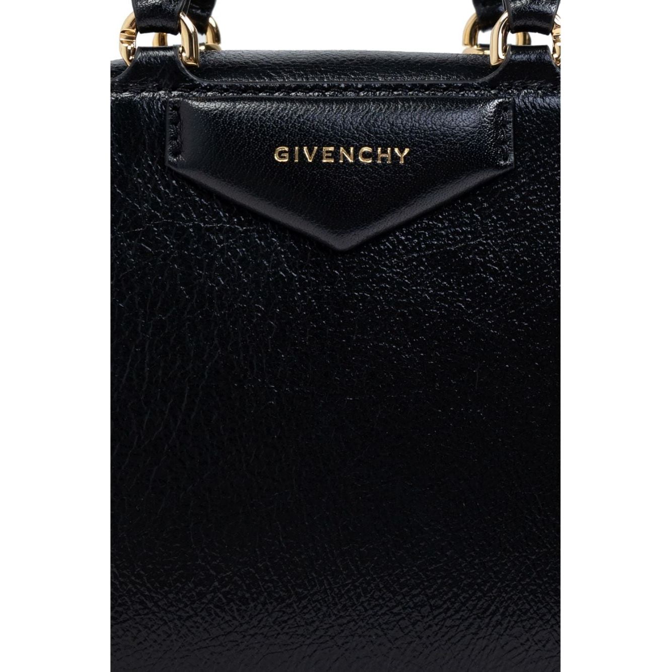 Givenchy black buffalo leather grained  Bag Handbag Givenchy