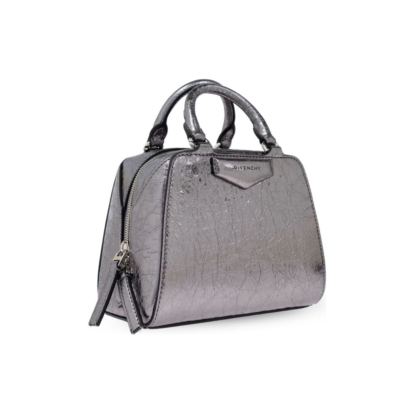 Givenchy silver-tone lambskin metallic finish Bag Handbag Givenchy