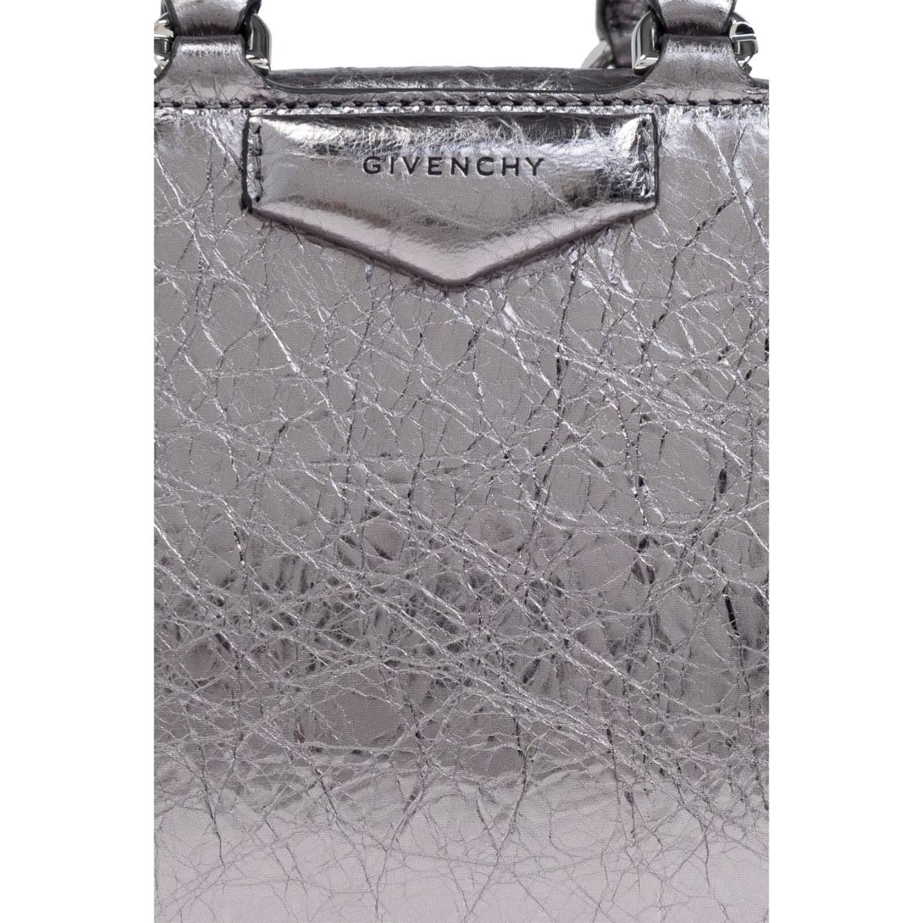 Givenchy silver-tone lambskin metallic finish Bag Handbag Givenchy