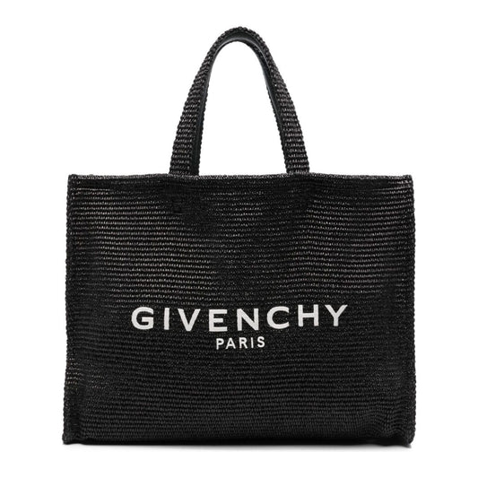 Givenchy black cotton blend interwoven design Bag Shopper Givenchy