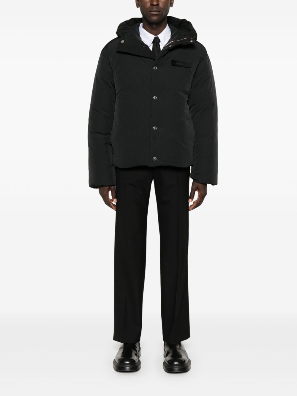 JACQUEMUS Coats Black Jackets JACQUEMUS