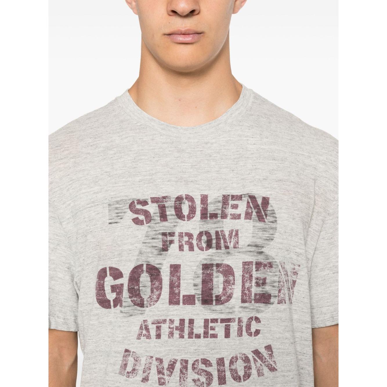 Golden Goose T-shirts Grey Topwear Golden Goose