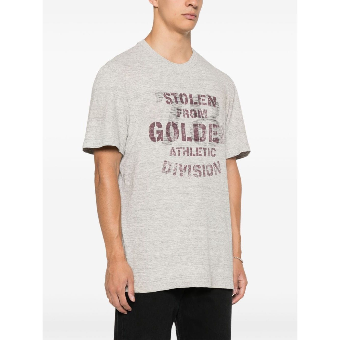 Golden Goose T-shirts Grey Topwear Golden Goose