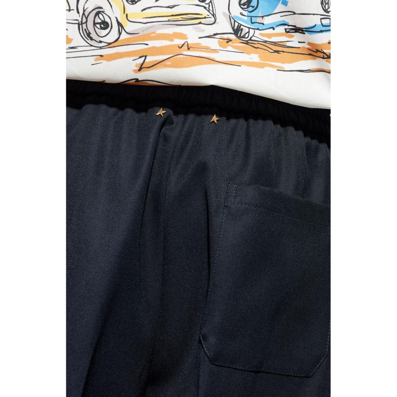 Golden Goose Trousers Blue Trousers Golden Goose