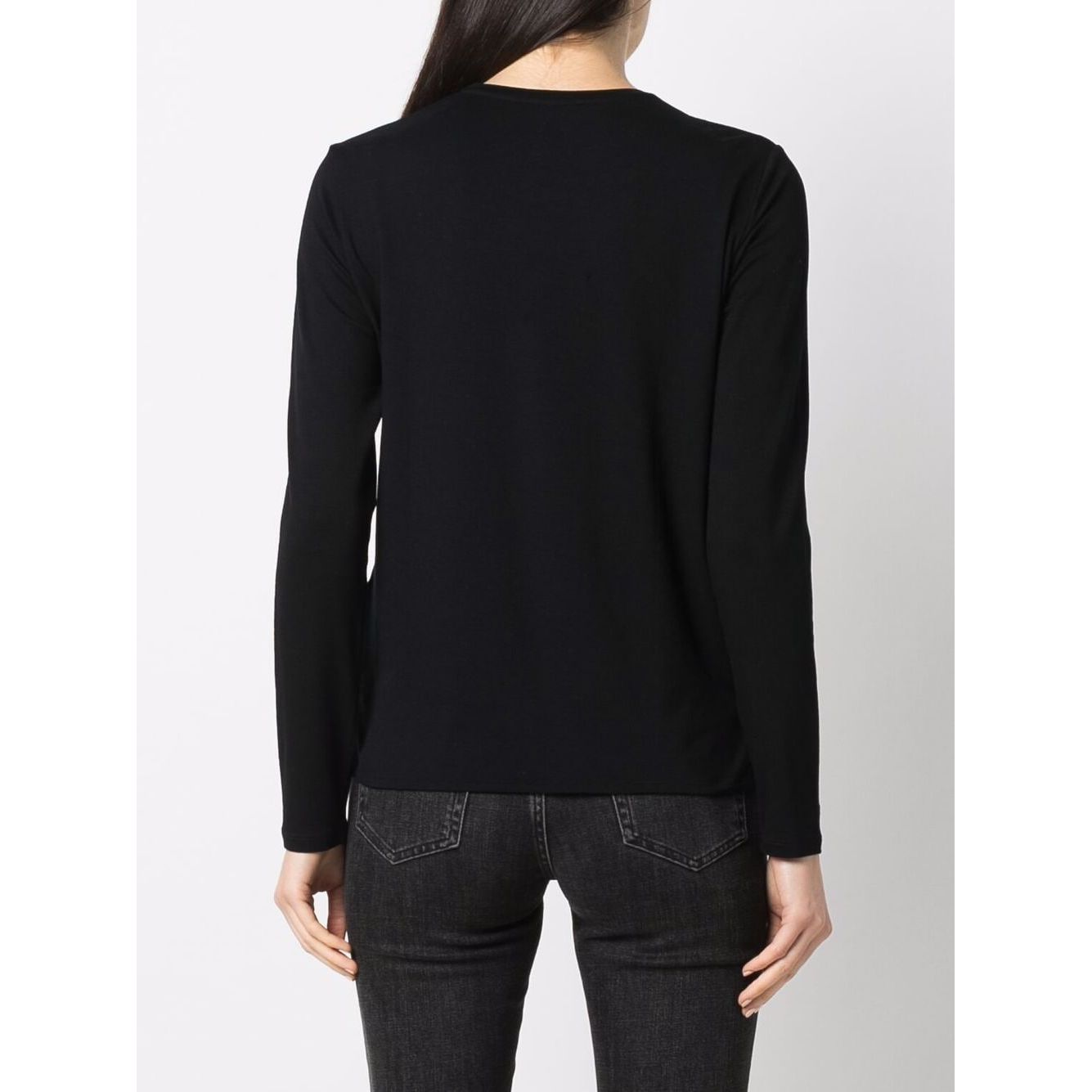 Majestic Sweaters Black Topwear Majestic