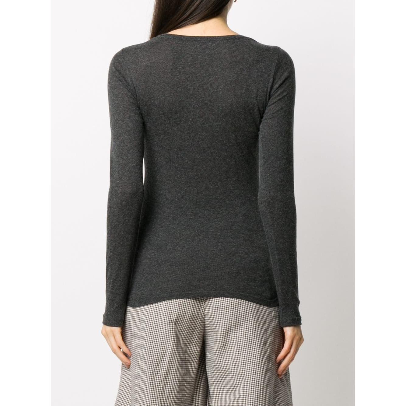 Majestic Sweaters Grey Topwear Majestic