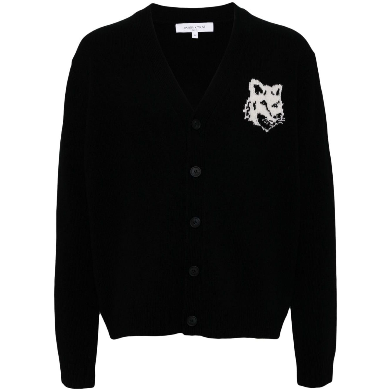 MAISON KITSUNE' Sweaters Black Topwear Maison Kitsune'