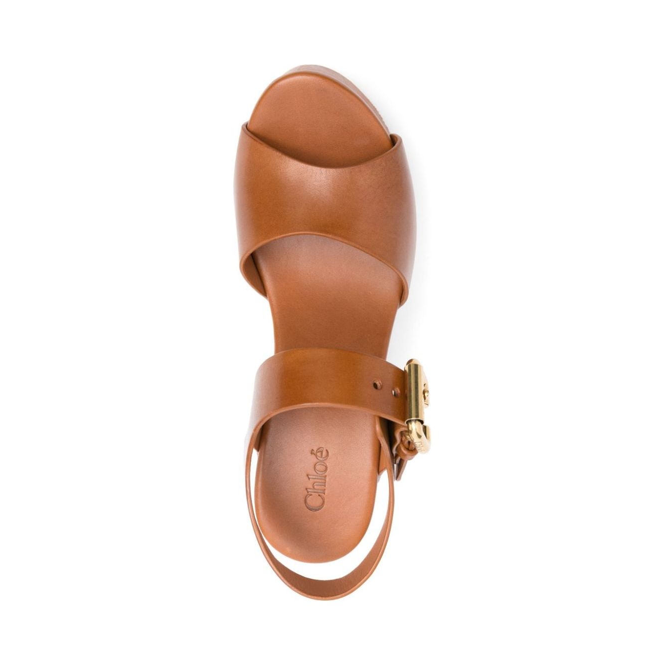 Chloè Sandals Leather Brown