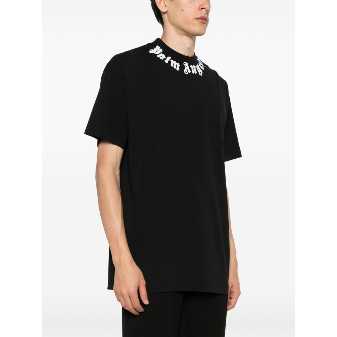 Palm Angels T-shirts and Polos Black Topwear Palm Angels