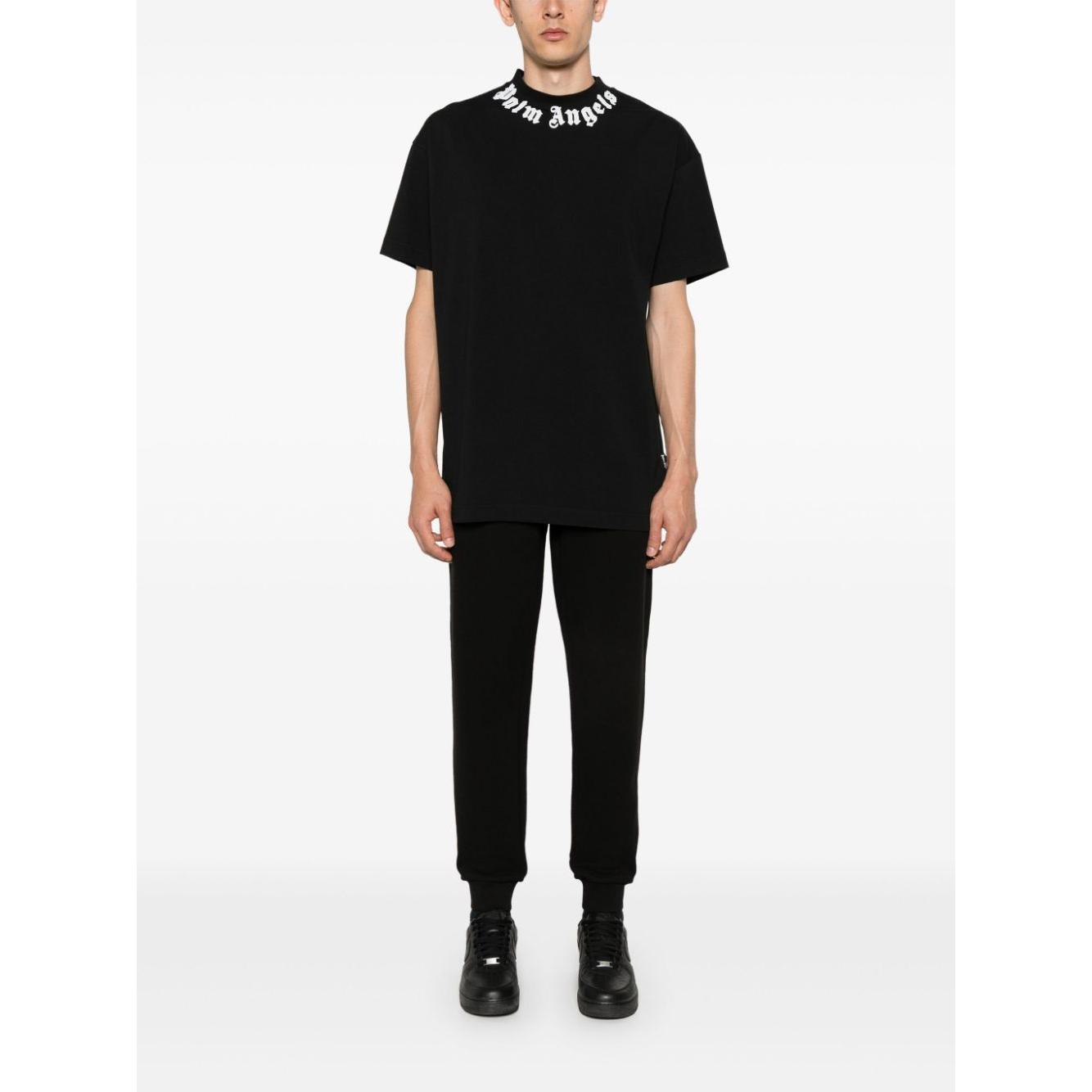 Palm Angels T-shirts and Polos Black Topwear Palm Angels