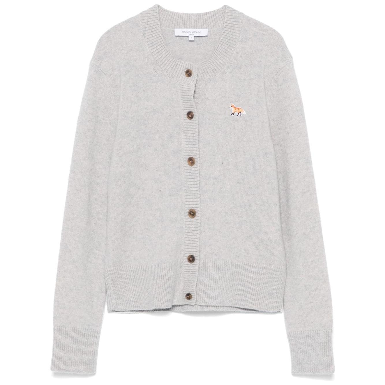 MAISON KITSUNE' Sweaters Grey Topwear Maison Kitsune'