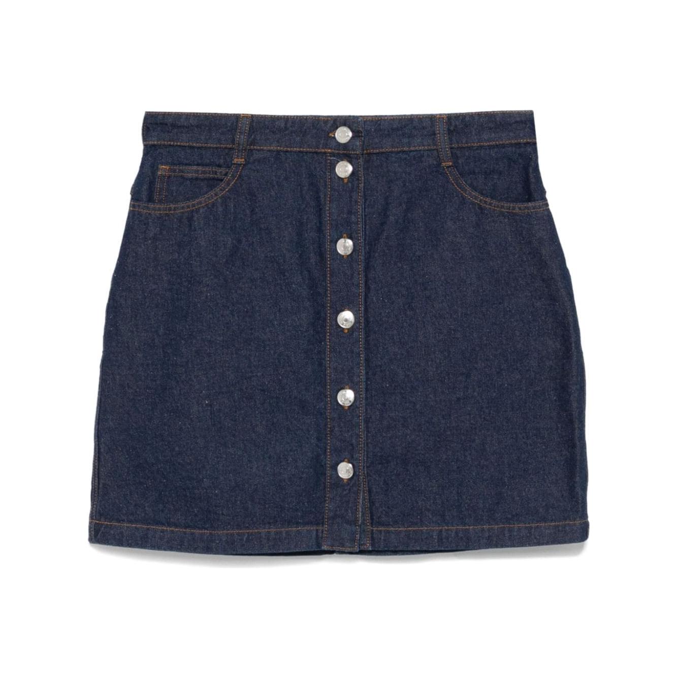 MAISON KITSUNE' Skirts Blue Skirts Maison Kitsune