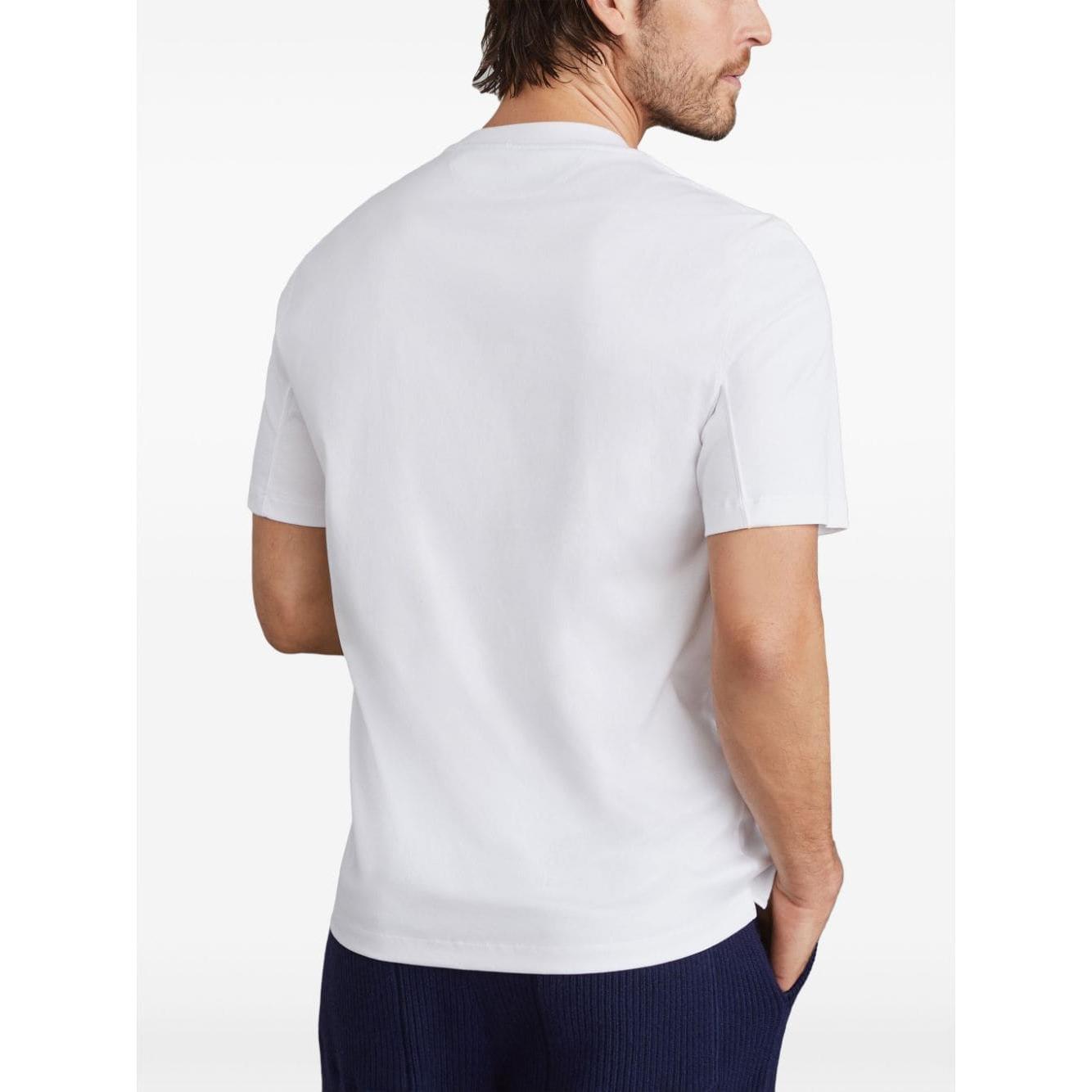 Brunello Cucinelli T-shirts and Polos White Topwear Brunello Cucinelli