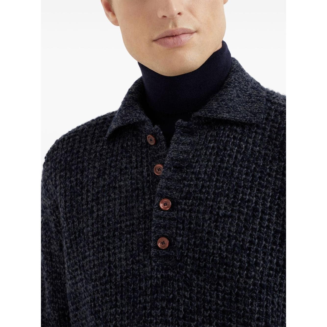 Brunello Cucinelli Sweaters Blue Topwear Brunello Cucinelli