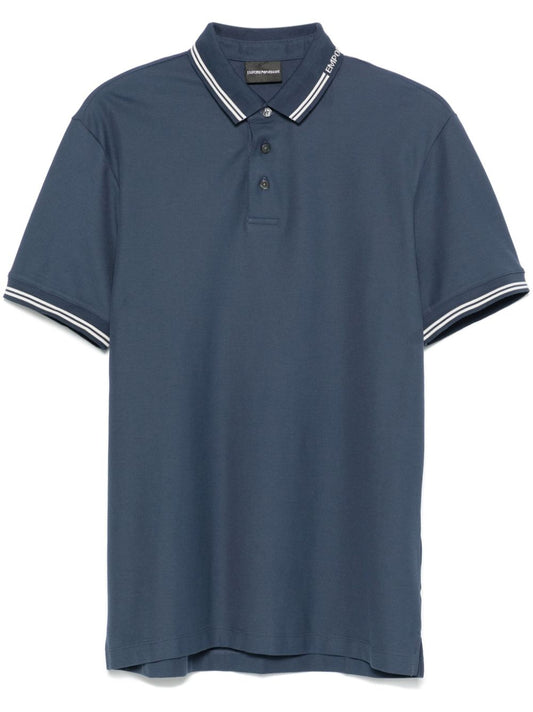 Emporio Armani T-shirts and Polos Clear Blue