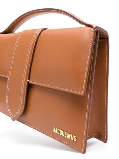 JACQUEMUS Bags.. Leather Brown Handbag JACQUEMUS