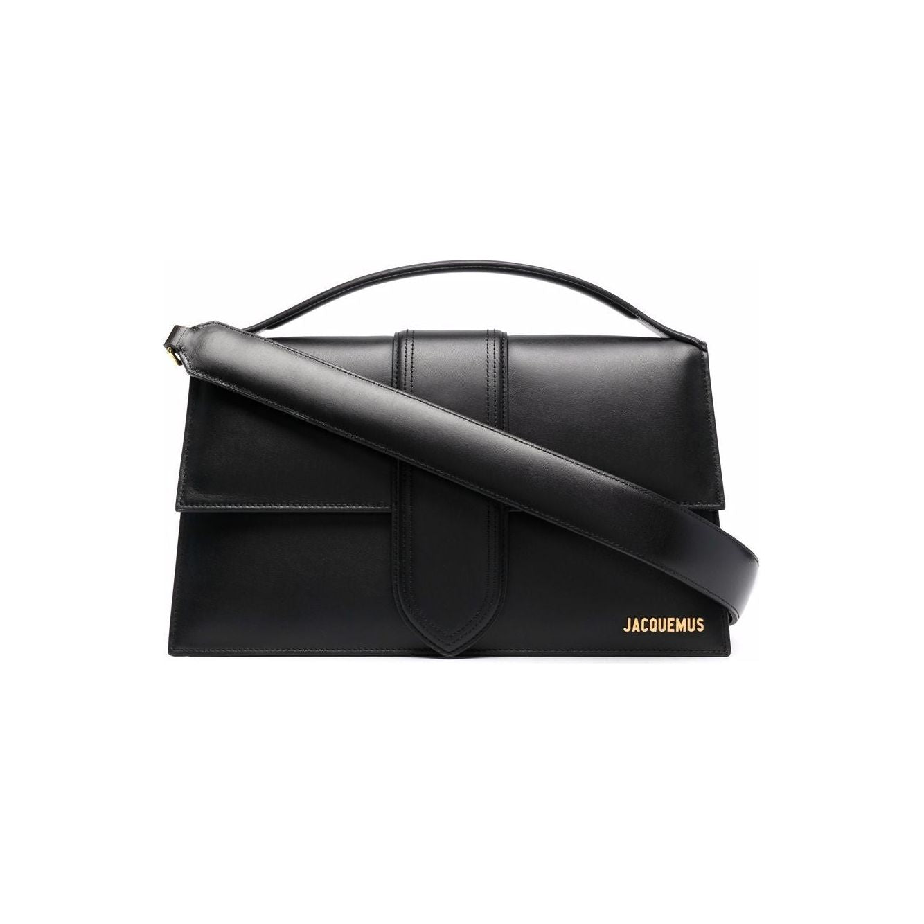 JACQUEMUS black calf leather Bag Handbag JACQUEMUS