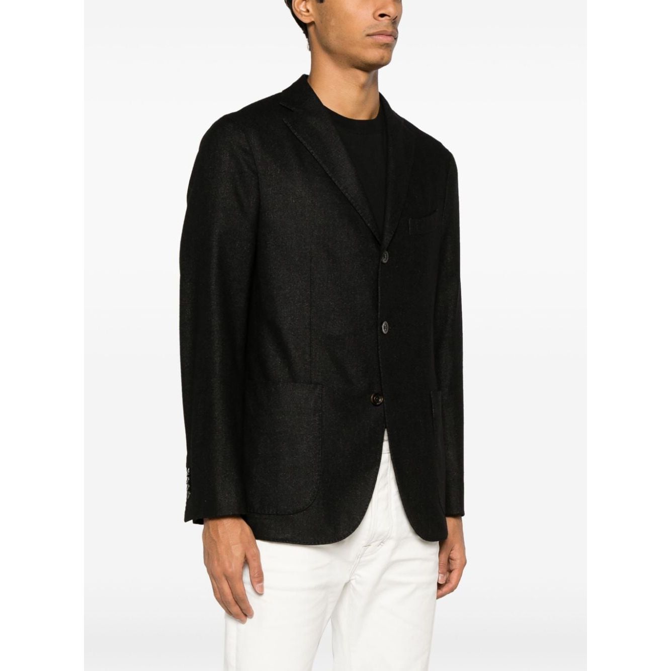 Boglioli wool dart detailing men Jackets Black Jackets Boglioli