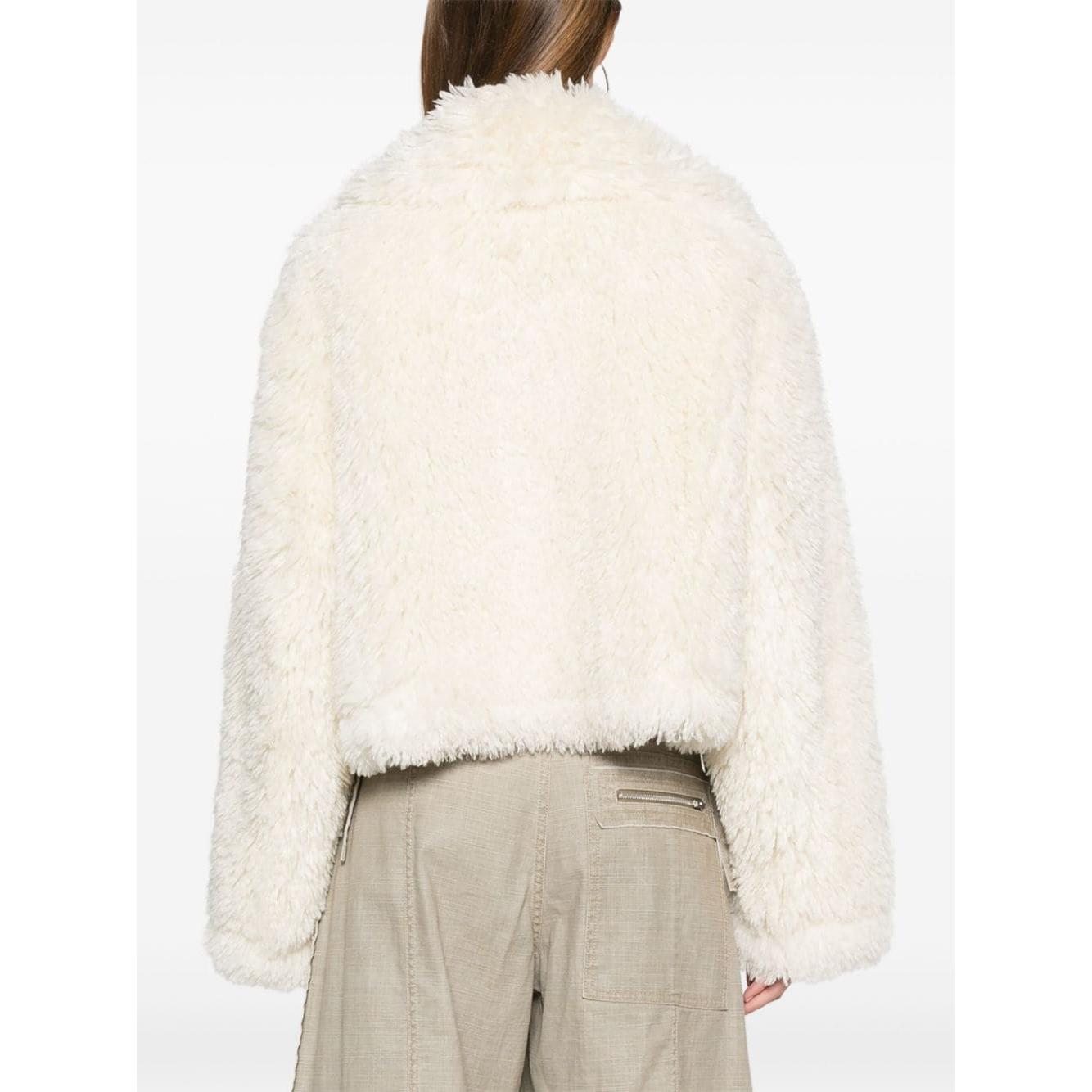 Stand Studio  faux-fur design Jackets White Jackets Stand Studio