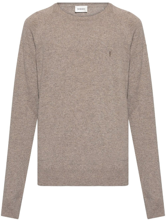 Saint Laurent  Sweaters Dove Grey Topwear Saint Laurent