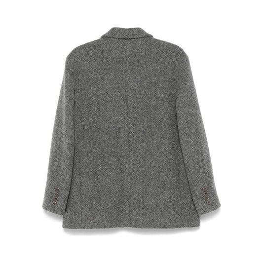 DUNST wool blend bouclé Jackets Grey Jackets Dunst